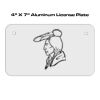 4 X 7 Aluminum License Plate  Thumbnail