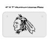 4 X 7 Aluminum License Plate  Thumbnail