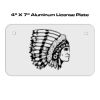 4 X 7 Aluminum License Plate  Thumbnail