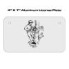 4 X 7 Aluminum License Plate  Thumbnail