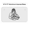 4 X 7 Aluminum License Plate  Thumbnail