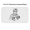 4 X 7 Aluminum License Plate  Thumbnail