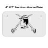 4 X 7 Aluminum License Plate  Thumbnail