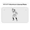 4 X 7 Aluminum License Plate  Thumbnail