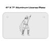 4 X 7 Aluminum License Plate  Thumbnail