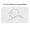 4 X 7 Aluminum License Plate  Thumbnail