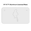 4 X 7 Aluminum License Plate  Thumbnail