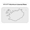 4 X 7 Aluminum License Plate  Thumbnail