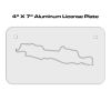 4 X 7 Aluminum License Plate  Thumbnail