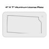 4 X 7 Aluminum License Plate  Thumbnail