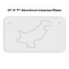 4 X 7 Aluminum License Plate  Thumbnail