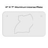 4 X 7 Aluminum License Plate  Thumbnail