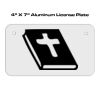 4 X 7 Aluminum License Plate  Thumbnail