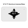 4 X 7 Aluminum License Plate  Thumbnail