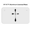 4 X 7 Aluminum License Plate  Thumbnail