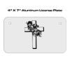 4 X 7 Aluminum License Plate  Thumbnail