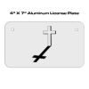 4 X 7 Aluminum License Plate  Thumbnail