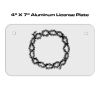4 X 7 Aluminum License Plate  Thumbnail