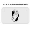 4 X 7 Aluminum License Plate  Thumbnail