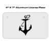 4 X 7 Aluminum License Plate  Thumbnail