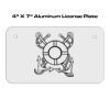 4 X 7 Aluminum License Plate  Thumbnail