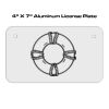 4 X 7 Aluminum License Plate  Thumbnail