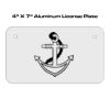 4 X 7 Aluminum License Plate  Thumbnail