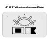 4 X 7 Aluminum License Plate  Thumbnail
