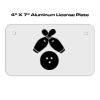 4 X 7 Aluminum License Plate  Thumbnail