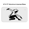 4 X 7 Aluminum License Plate  Thumbnail