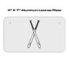4 X 7 Aluminum License Plate  Thumbnail