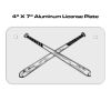 4 X 7 Aluminum License Plate  Thumbnail
