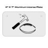4 X 7 Aluminum License Plate  Thumbnail