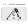 4 X 7 Aluminum License Plate  Thumbnail