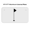 4 X 7 Aluminum License Plate  Thumbnail