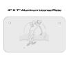 4 X 7 Aluminum License Plate  Thumbnail