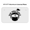 4 X 7 Aluminum License Plate  Thumbnail