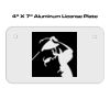 4 X 7 Aluminum License Plate  Thumbnail