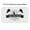 4 X 7 Aluminum License Plate  Thumbnail