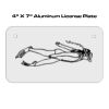 4 X 7 Aluminum License Plate  Thumbnail