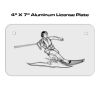 4 X 7 Aluminum License Plate  Thumbnail