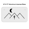 4 X 7 Aluminum License Plate  Thumbnail
