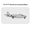 4 X 7 Aluminum License Plate  Thumbnail