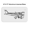 4 X 7 Aluminum License Plate  Thumbnail