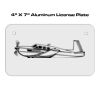 4 X 7 Aluminum License Plate  Thumbnail