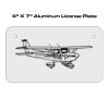 4 X 7 Aluminum License Plate  Thumbnail