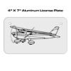 4 X 7 Aluminum License Plate  Thumbnail