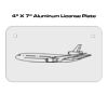 4 X 7 Aluminum License Plate  Thumbnail