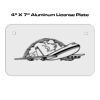 4 X 7 Aluminum License Plate  Thumbnail