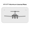 4 X 7 Aluminum License Plate  Thumbnail